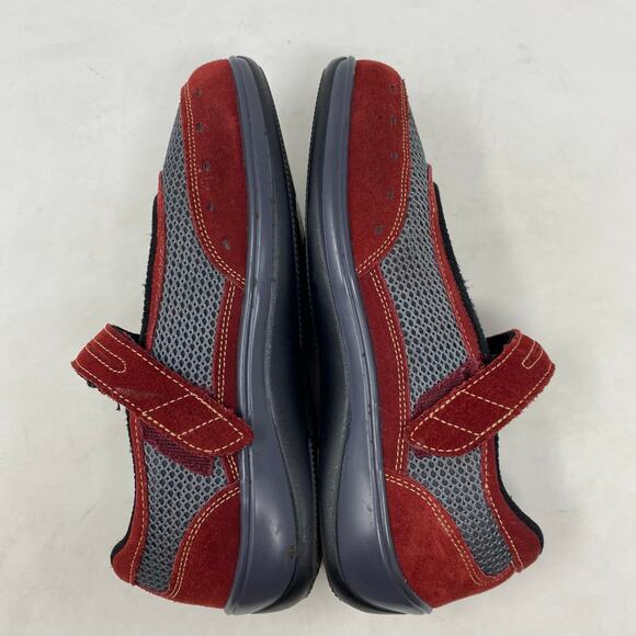 Orthofeet Shoes Burgendy Mary Jane Comfort Orthopedic Womens Size 9.5 W - Picture 6 of 8